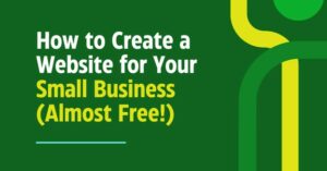 How to Create a Website for Your Small Business - cover